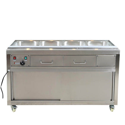 Thermaster PG150FE-B Heated Bain Marie Food Display without Glass Top 1460mmW
