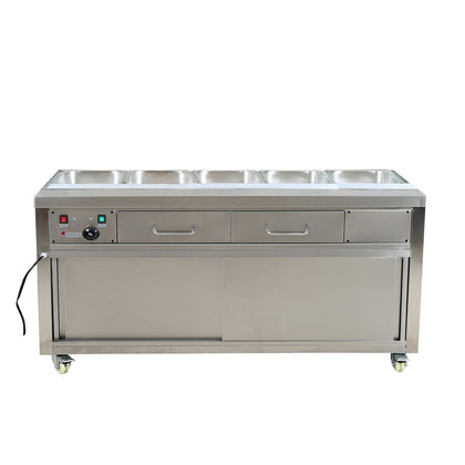 Thermaster PG180FE-B Heated Bain Marie Food Display without Glass Top 1800mmW