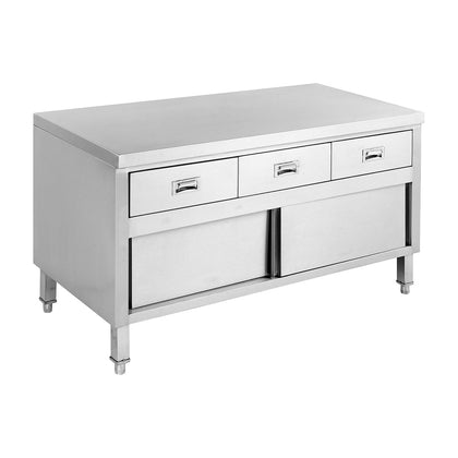 Modular systems Bench Cabinet with 3 Drawers & Doors - SKTD6-1500