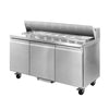 Thermaster SLB150 three door Sandwich Bar Salad Fridge 7 × 1/3 pans, 1500mmW