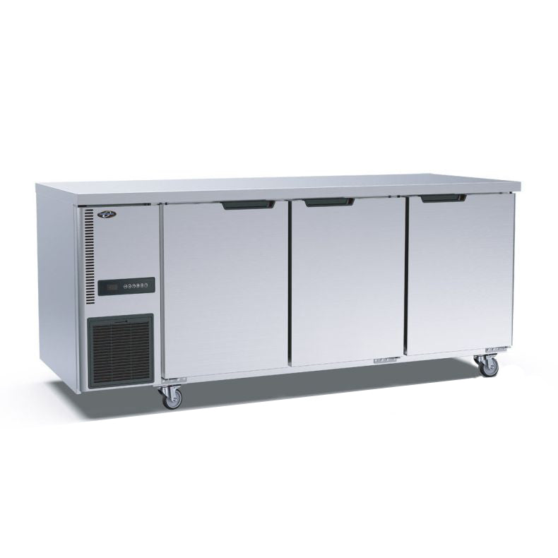 Thermaster TL1800BT-3D Stainless Steel Triple Door Workbench Freezer 361L 1800mmW