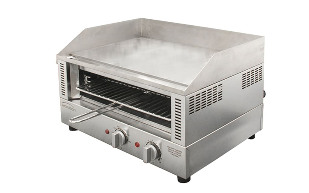 Woodson W.GDT65.15 Griddle Toaster, toasting rack 6 Slices (15A) - 3.3kW