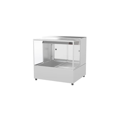 Woodson / W.HFSQ22 / 2 Rows, 2 Bays Hot Food Displays (Square Glass, 10A) - 1.5kW / 50kg / W705 x D600 x H696 / 1Y Warranty