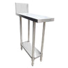 FED WBB-0450R Stainless Steel Kitchen Infill Bench with Splashback
