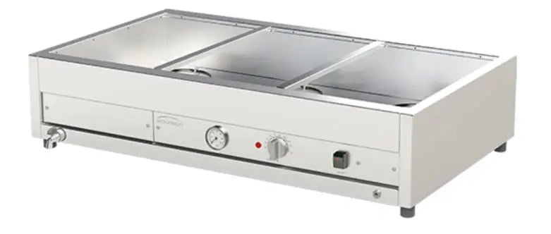 Woodson / W.BMA22 / 2 Rows, 2 Bays Large Bain Marie (10A) - 2.4kW / 18kg / W705 x D600 x H245 / 1Y Warranty
