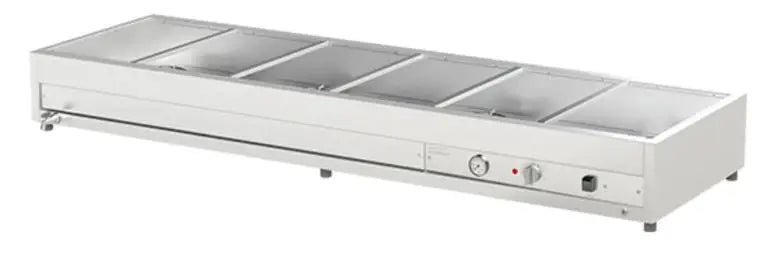 Woodson / W.BMA22 / 2 Rows, 2 Bays Large Bain Marie (10A) - 2.4kW / 18kg / W705 x D600 x H245 / 1Y Warranty