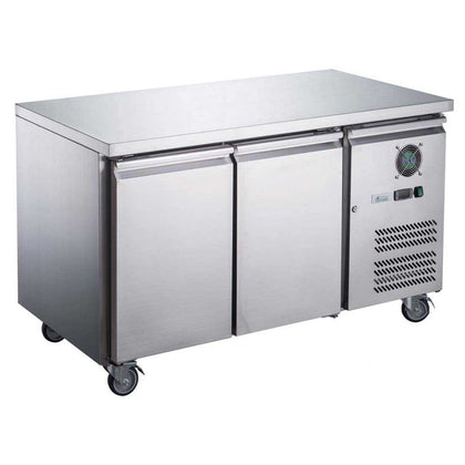 FED-X XUB7F13S2V S/S Two Door Bench Freezer 282L W1360mm