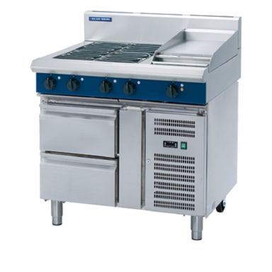 Electric Combination Cooktop with Ref