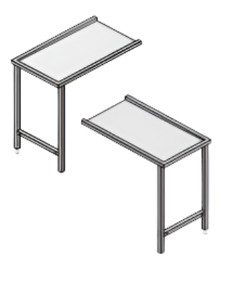 Hobart Hood Machines 01-512508-2-C 1200mm Dishwasher Table w/o Sink Suits