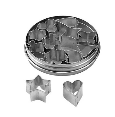 Chef Inox 01946 CHEF INOX CUTTER SET-ASPIC 12pc SIZE: 15mm