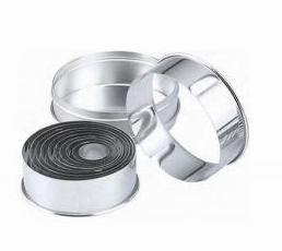 Chef Inox 01986 CHEF INOX CUTTER SET-18/8 ROUND PLAIN 14pcSIZE:25-115mm