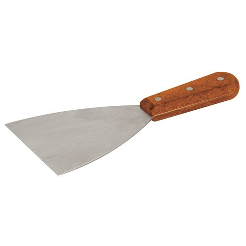 Chef Inox 03014 SCRAPER-GRILL 100mm WOOD HANDLE