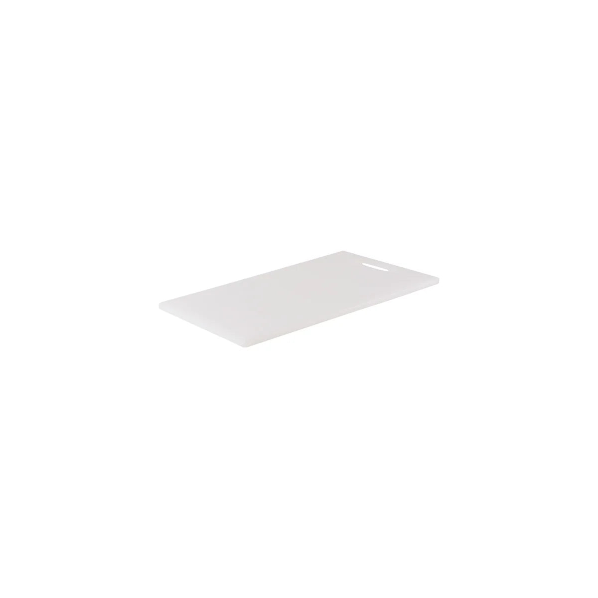 Tomkin/04311/Cutting Board Polyethylene White with Handle/D200xW270xH12