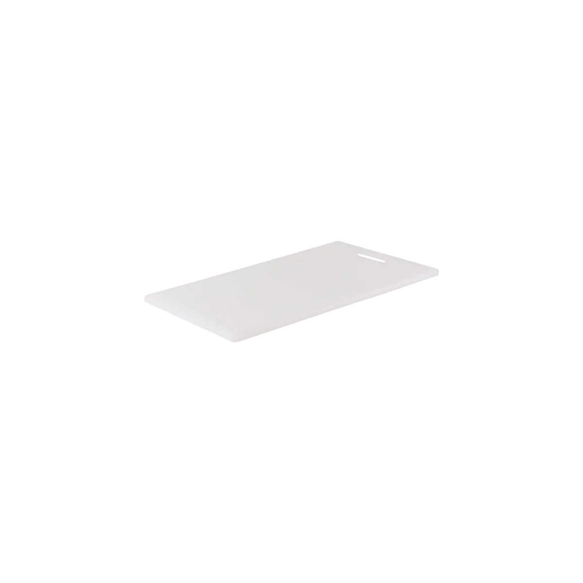 Tomkin/ #04315 / Cutting Board Polyethylene White with Handle / D355xW205xH12