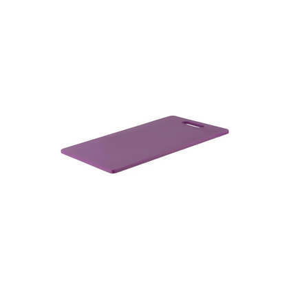 Tomkin/04319-PUR/Cutting Board Polyethylene Purple with Handle/D400xW250xH12