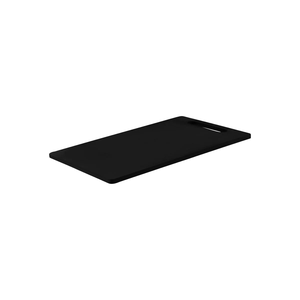 Tomkin/04320-BK/Cutting Board Polyethylene Black with Handle/D450xW300xH12