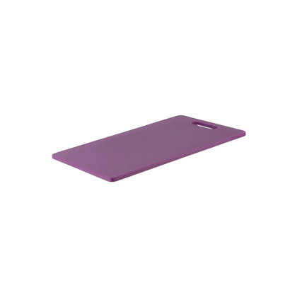 Tomkin/04320-PUR/Cutting Board Polyethylene Purple with Handle/D450xW300xH12