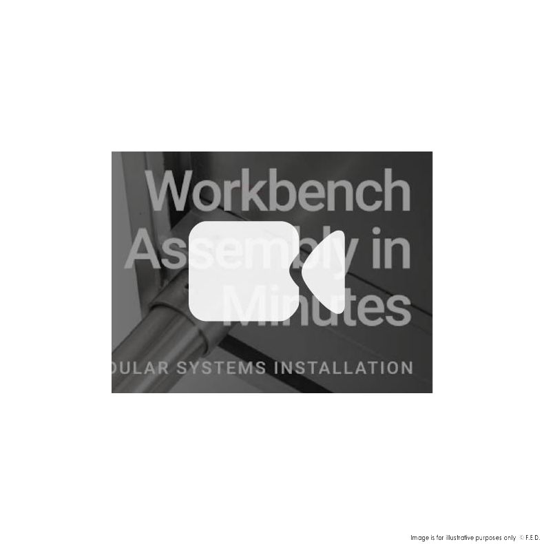 WBB7-2100/A Workbench with Splashback