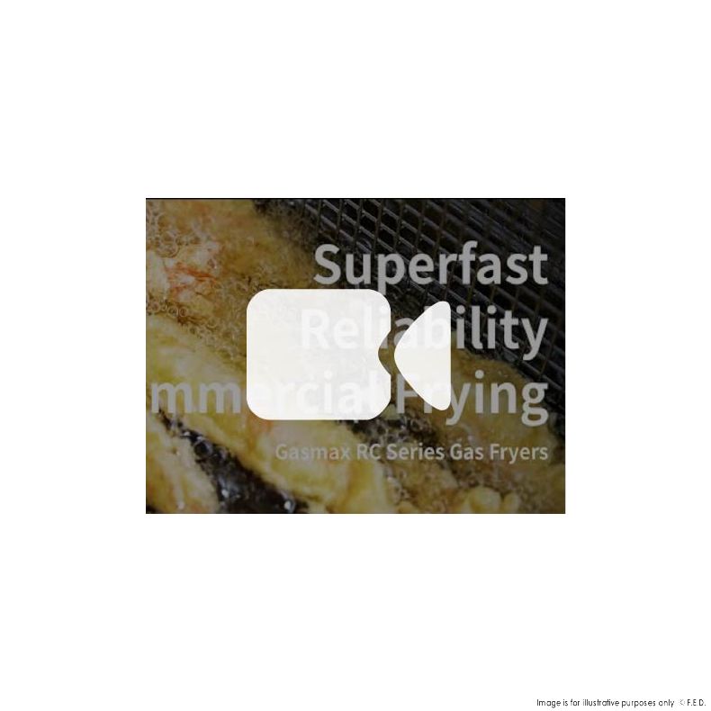 GasMax Superfast LPG Gas Tube Fryer - RC500ELPG - Catering Sale