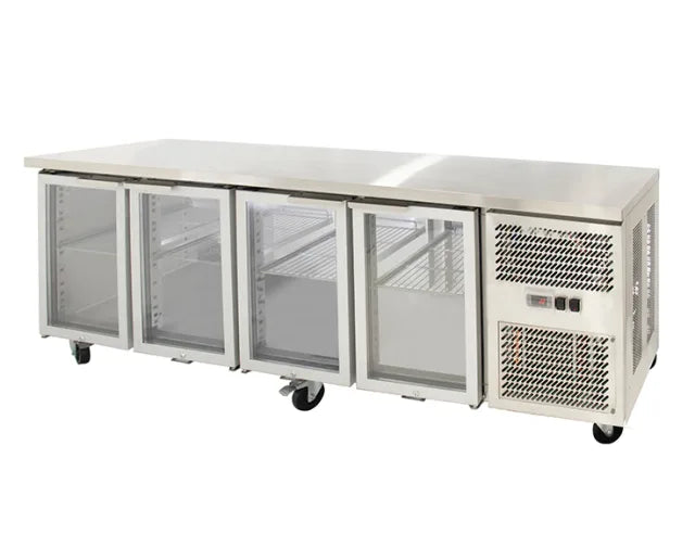 Airex AXR.UCGN.4G 4 Glass Door Undercounter Refrigerated Storage To suit 1/1GN