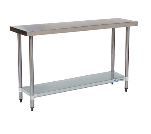 Brayco/12045/Commercial Grade Stainless Steel Flat Bench1200x450x900mm high