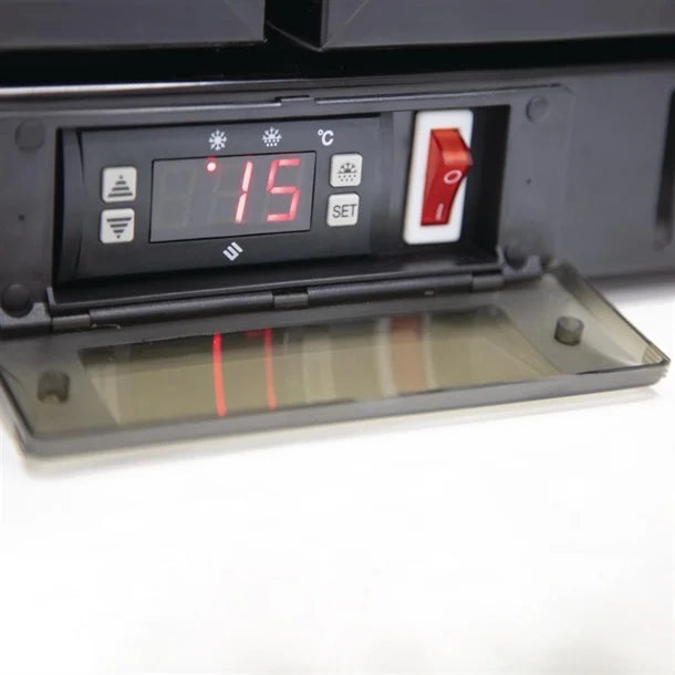 Polar GL012-A Under Counter Back Bar Cooler with Hinged Doors 198L