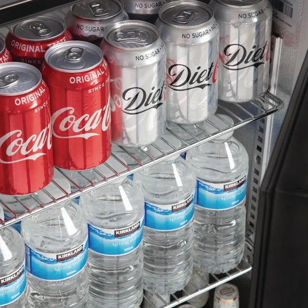 Polar G-Series Back Bar Cooler with Hinged Doors 198Ltr - 230W. Hinged doors. R600a
