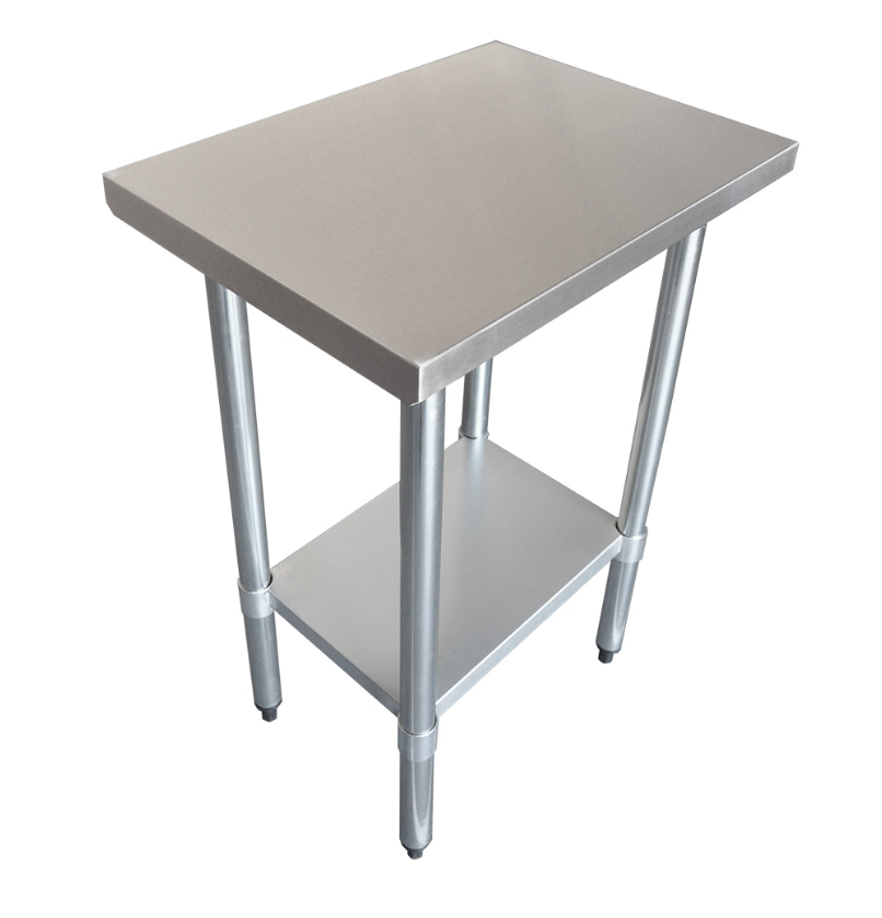 Brayco/1836/Commercial Grade Stainless Steel Flat Bench914x457x900mm high