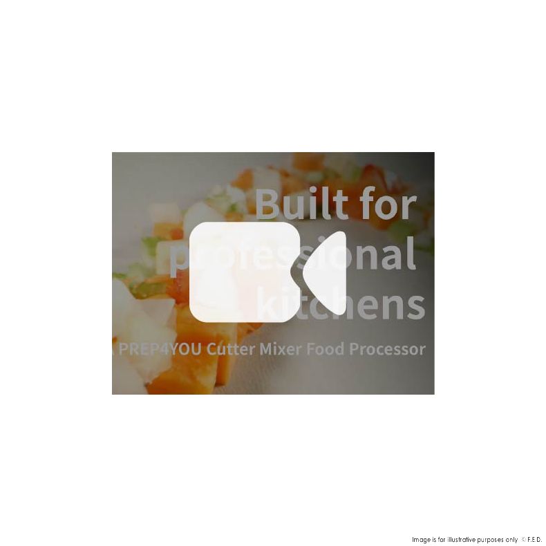 DITO SAMA PREP4YOU Cutter Mixer Food Processor 5 Speeds 3.6L Stainless Steel Bowl P4U-PV3S
