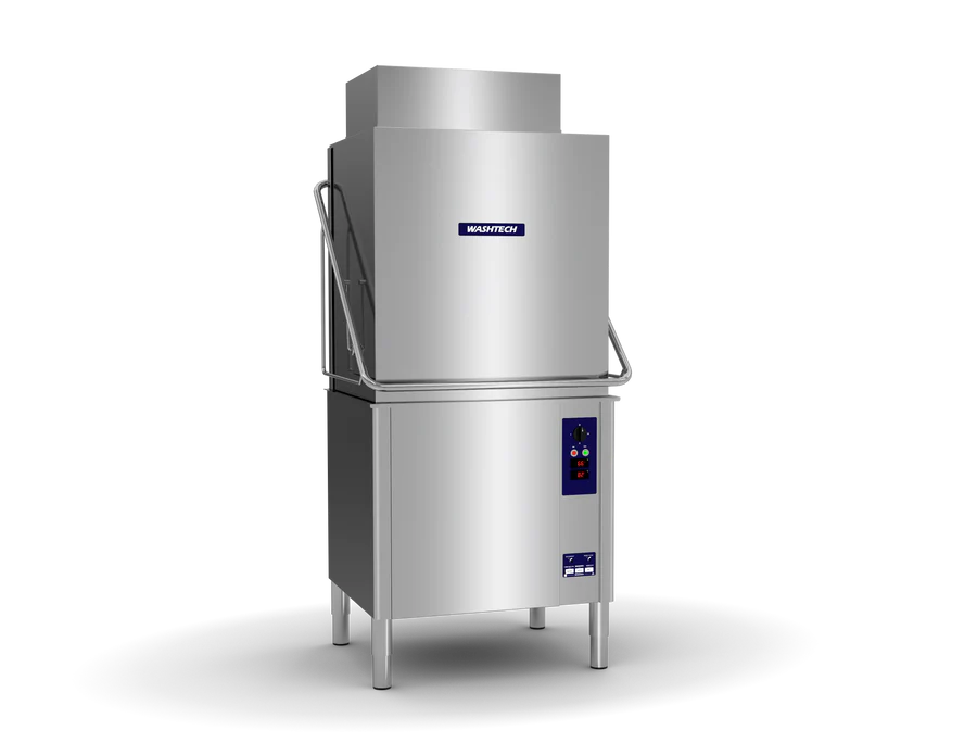 Washtech AL8C Passthrough Warewasher with Heat Recovery Unit - 500mm x 600mm Rack