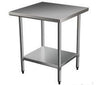 Brayco/2448/Commercial Grade Stainless Steel Flat Bench1219x610x900mm high