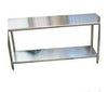 Brayco/2496/Commercial Grade Stainless Steel Flat Bench2438x610x900mm high