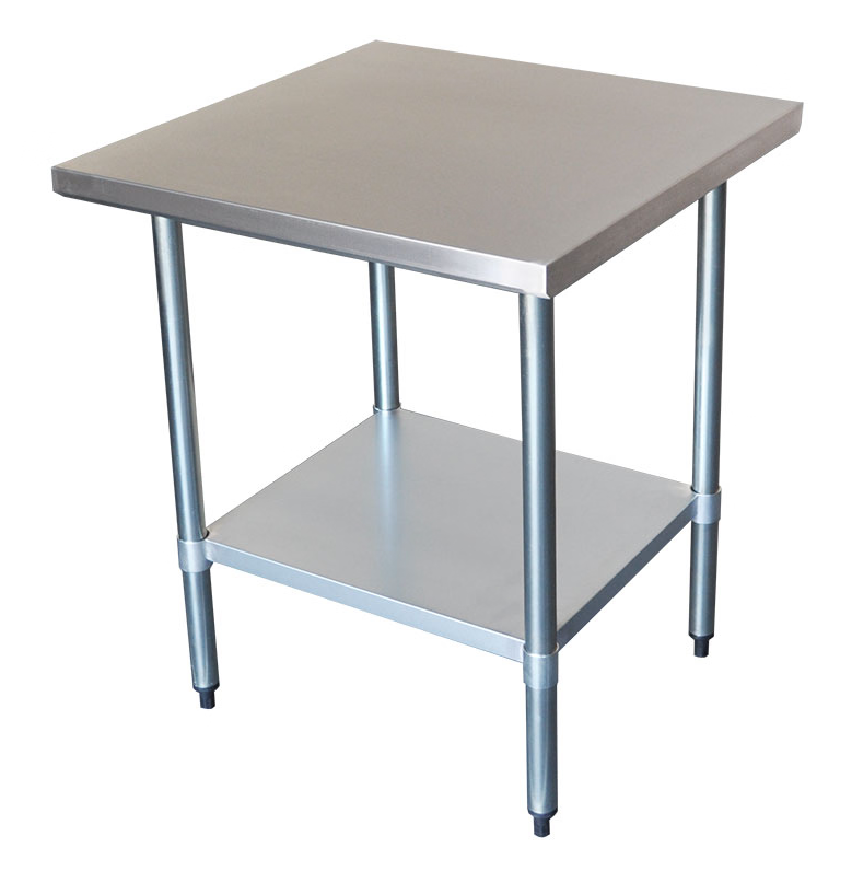 Brayco/3030/Commercial Grade Stainless Steel Flat Bench762x762x900mm high
