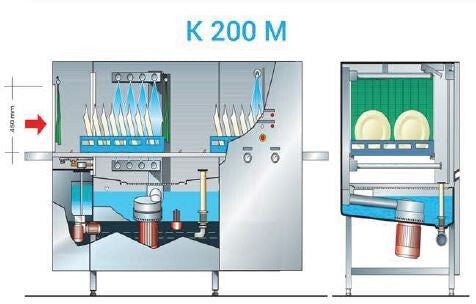 Meiko K 200 M - Rack Type Dishwasher