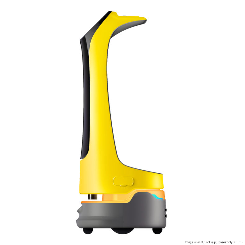 FED PNT Pudu KettyBot Delivery & Reception Robot with Ad Display 460x440x1120mm