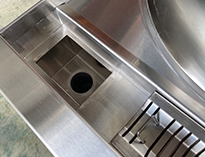 Jasper JA-3DB-N - Triple Wok Range (duckbill burner) NG