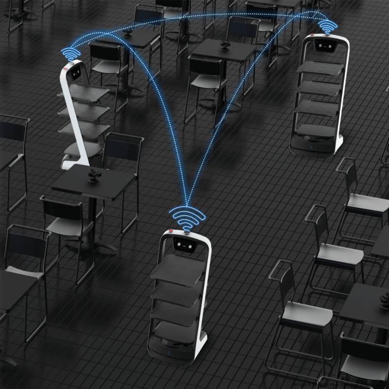 FED PDBOT1 Pudu Intelligent Food Delivery Robot