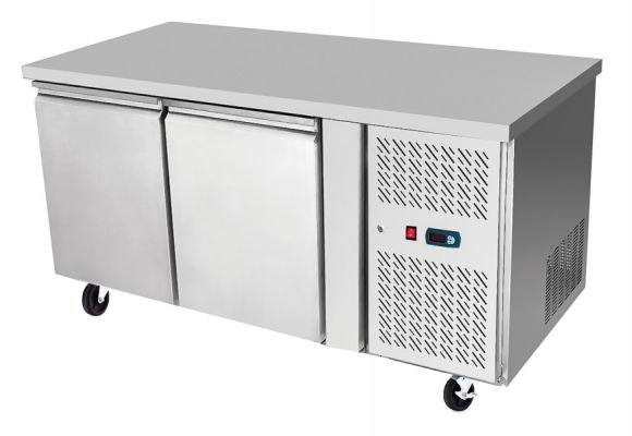 Atosa EPF3421 - Underbench 2 Door Cooling Fridge Table