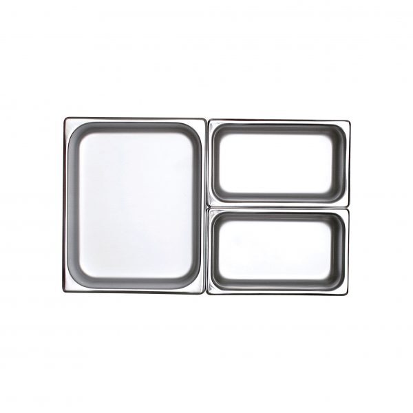 CHEF INOX ANTI-JAM STEAM PAN-1/2 SIZE 150mm Cartons 12ea