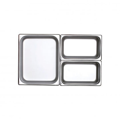CHEF INOX ANTI-JAM STEAM PAN-1/2 SIZE 150mm Cartons 12ea