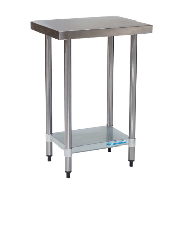 Brayco/6045/Commercial Grade Stainless Steel Flat Bench 600x450x900mm high