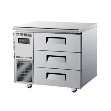 Turbo Air KUF9-3D-3(HC) Under Counter Drawer Freezer - 3 Drawers