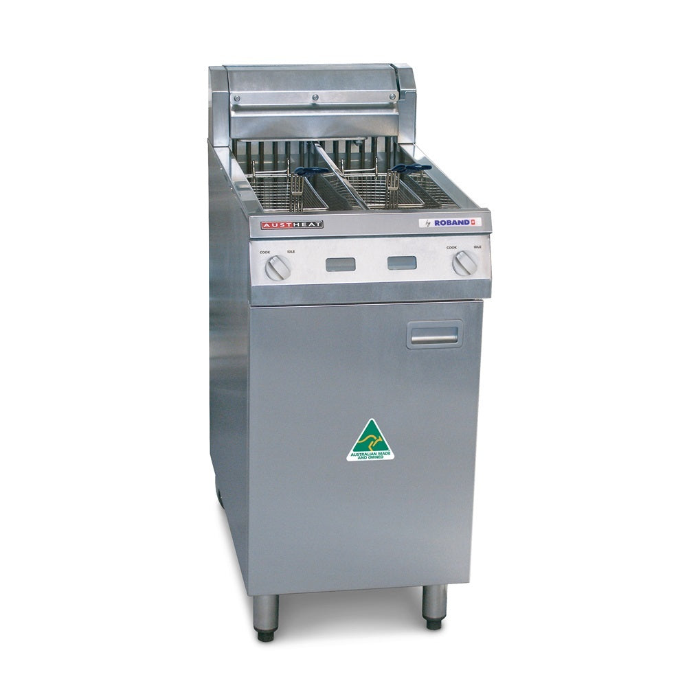 Roband AF822 Single Split Pan Fryer 2 Basket