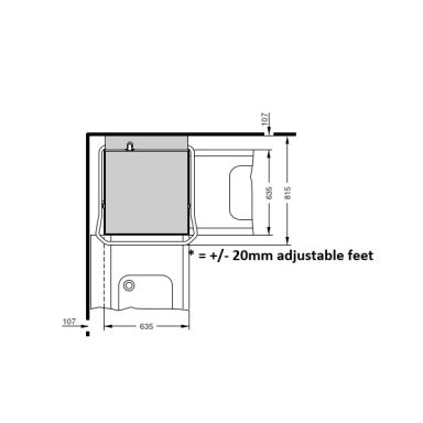 Hobart AMX-HL Electronic Pass Through Hood Dishwasher