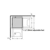 Hobart / AMX-V / PROFI Heavy Duty Passthrough Dishwasher with Vapostop
