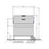 Hobart AMXT PROFI Glass and Dishwasher, Double Rack