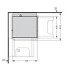 Hobart AMXXL-V PROFI Passthrough Glass and Dishwasher, Large with addition of VAPOSTOP