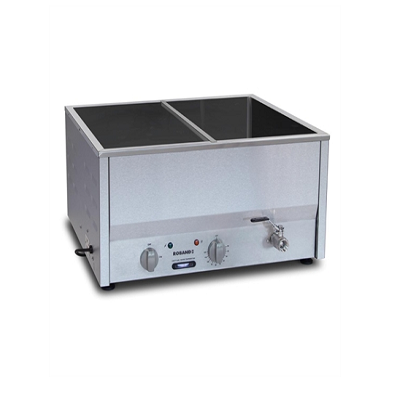 Roband / BM4T / Counter Top Bain Marie - 4 x 1/2 size pan Thermostat Control (pans not included) (1200 Watts;  5.2 Amps) / 19kg / W680 x D560 x H320 / 1Y Warranty