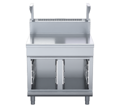 Waldorf 800 Series BT8900S-CB - 900mm Bench Top With Salamander Support  Cabinet Base