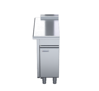 Waldorf 800 Series BTL8400-CD - 400mm Bench Top Low Back Version - Cabinet Base With Fixed Front Panel